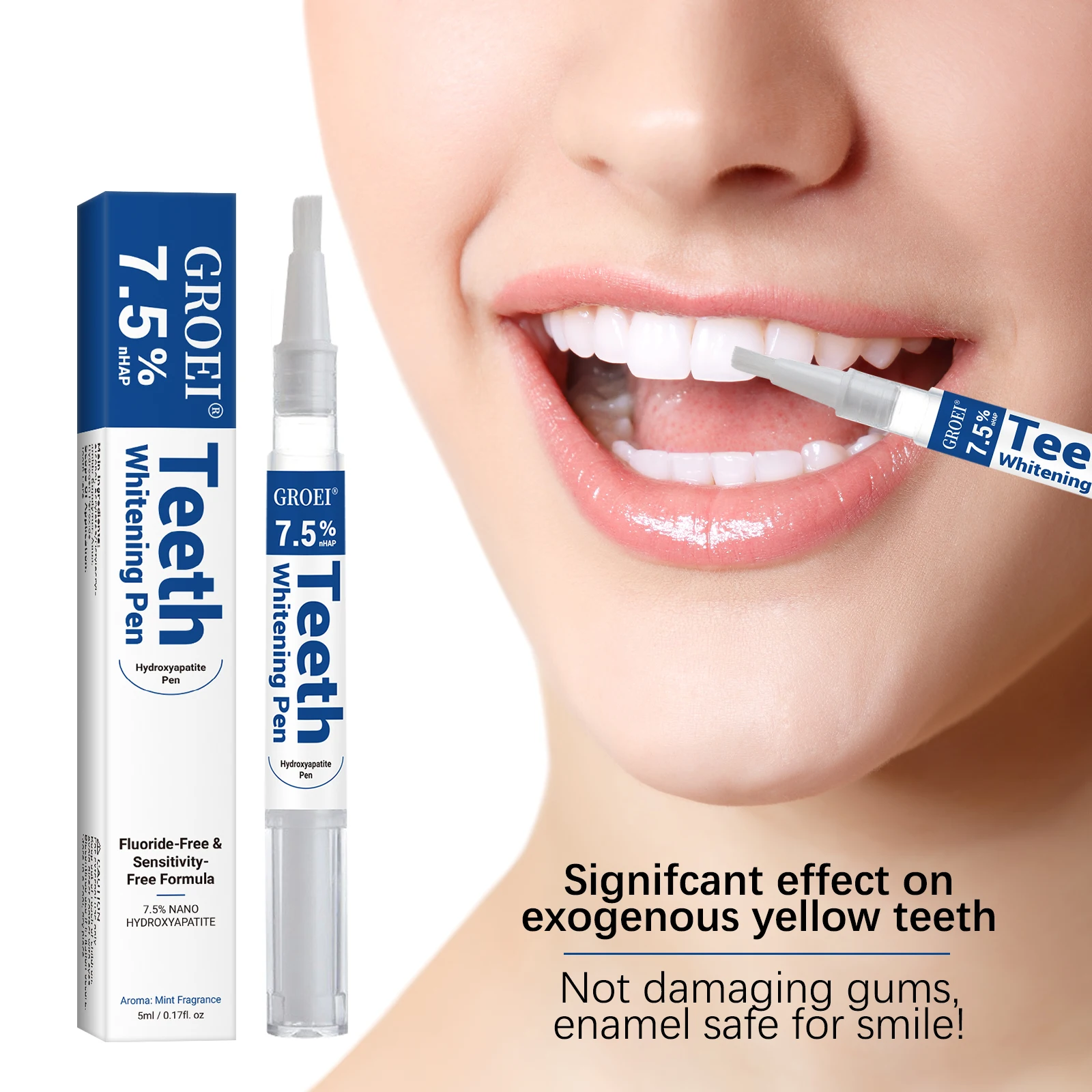 Teeth Whitening Near Me - Pena Pemutih Gigi Hidroksiapatit Pena Gel