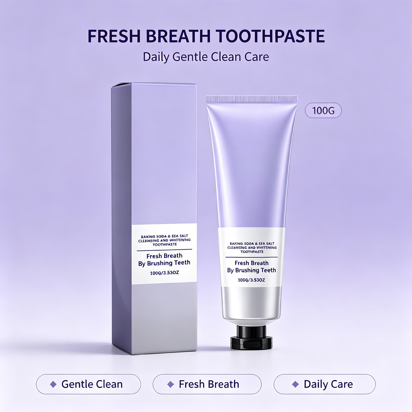 Teeth Whitening With Baking Soda - Pasta Gigi Garam Laut Baking Soda