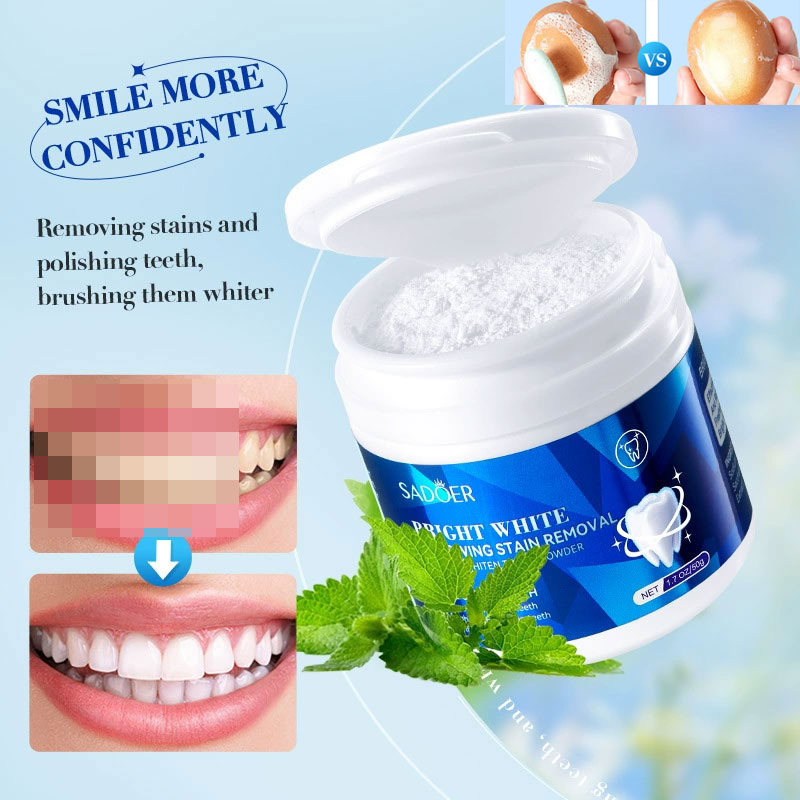 Teeth Whitening With Baking Soda - Bubuk Pemutih Gigi Pemutih Gigi Kuning