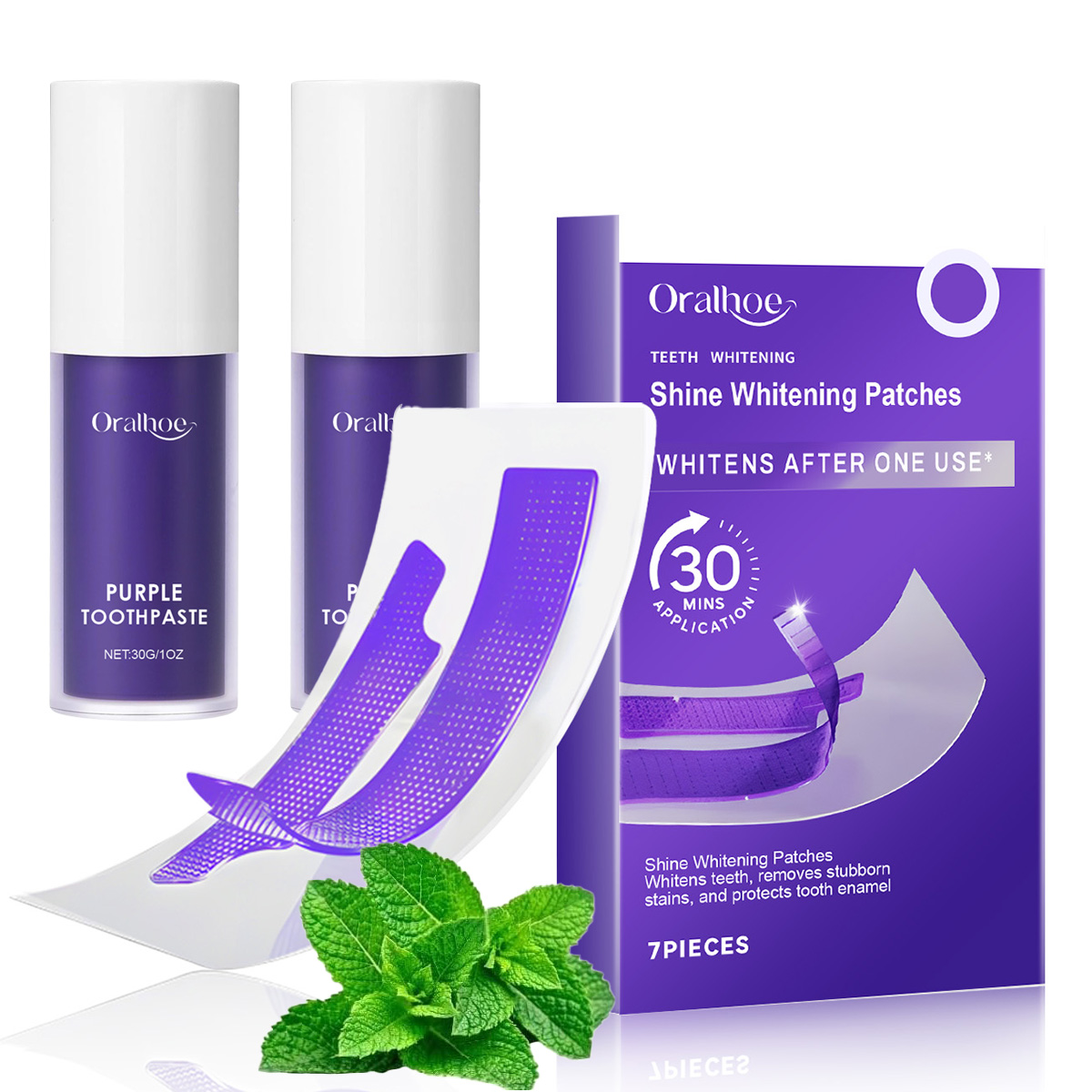 Teeth Whitening In Office - Paket Pemutih Gigi Ungu – Strip