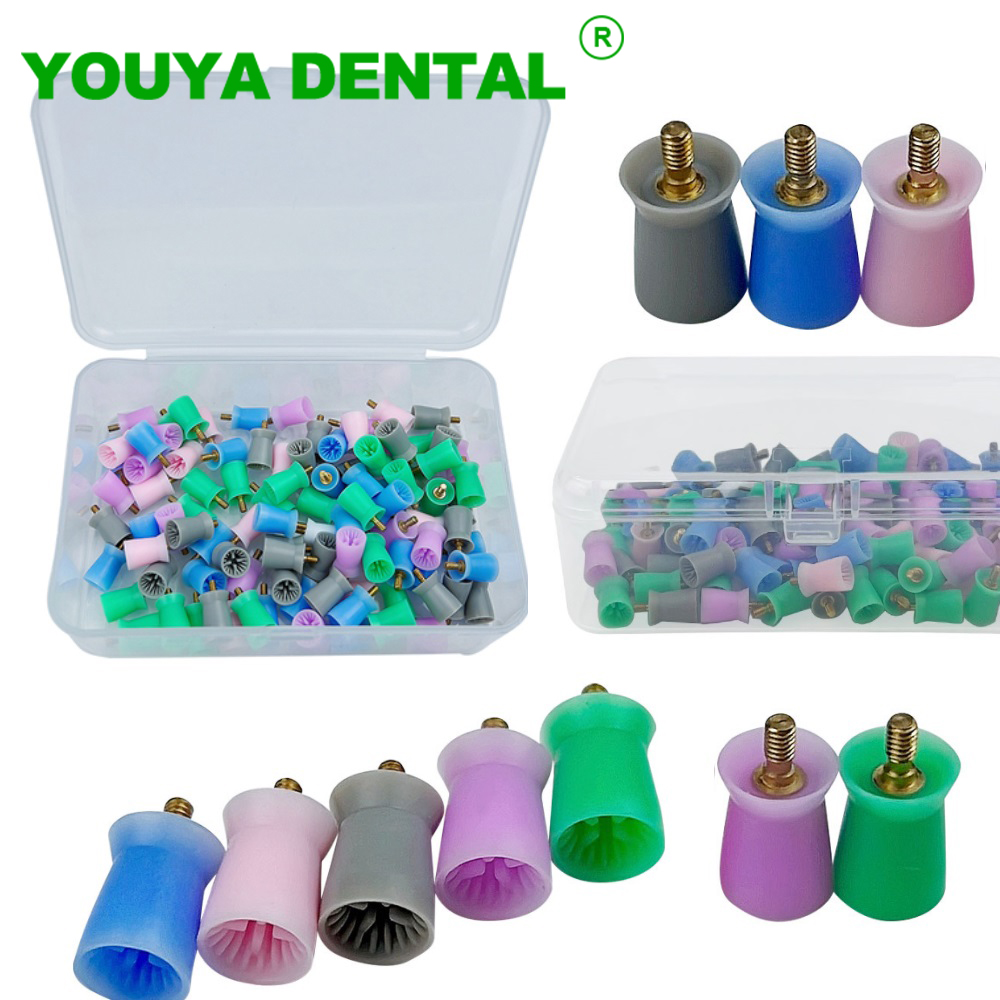 Teeth Whitening Professional - 100 Buah/Kotak Cangkir Prophy Gigi Tipe