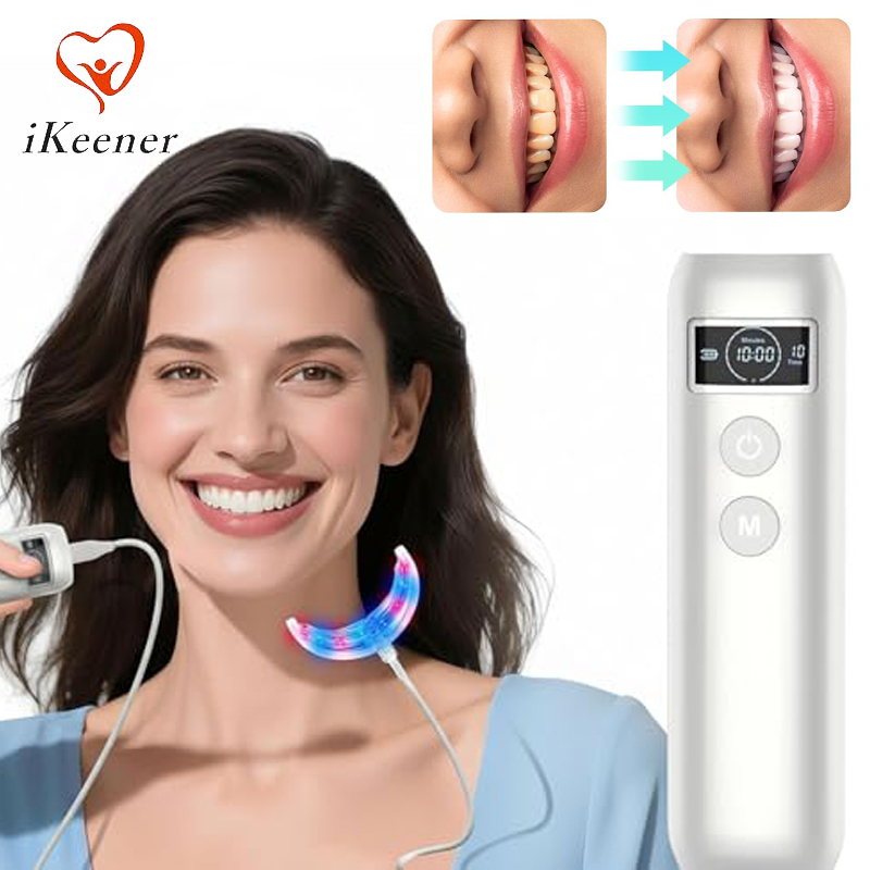 Teeth Whitening Kit - Alat Pemutih Gigi 16 LED Merah