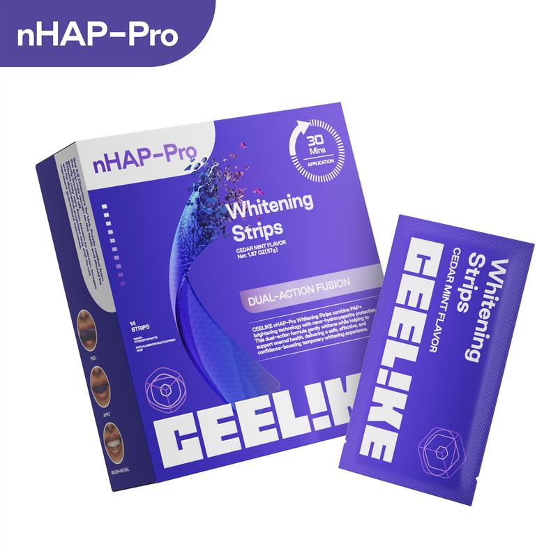 Teeth Whitening Street - Strip Pemutih Gigi Ungu 14pcs Aman