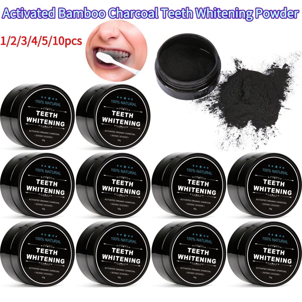 Teeth Whitening Filter - Bubuk Pemutih Gigi Alami Organik Arang
