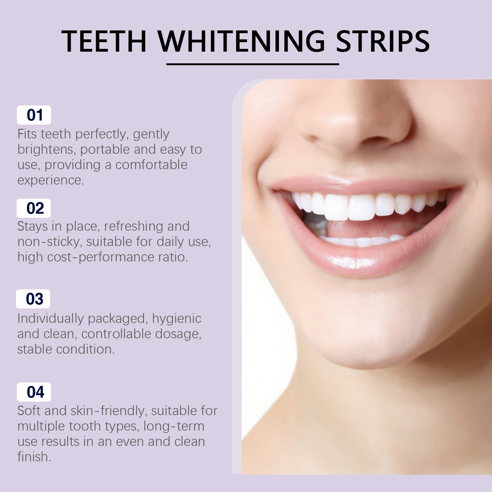 Strip Pemutih Gigi Ungu – Peng - Teeth Whitening Quick ulasan dan harga