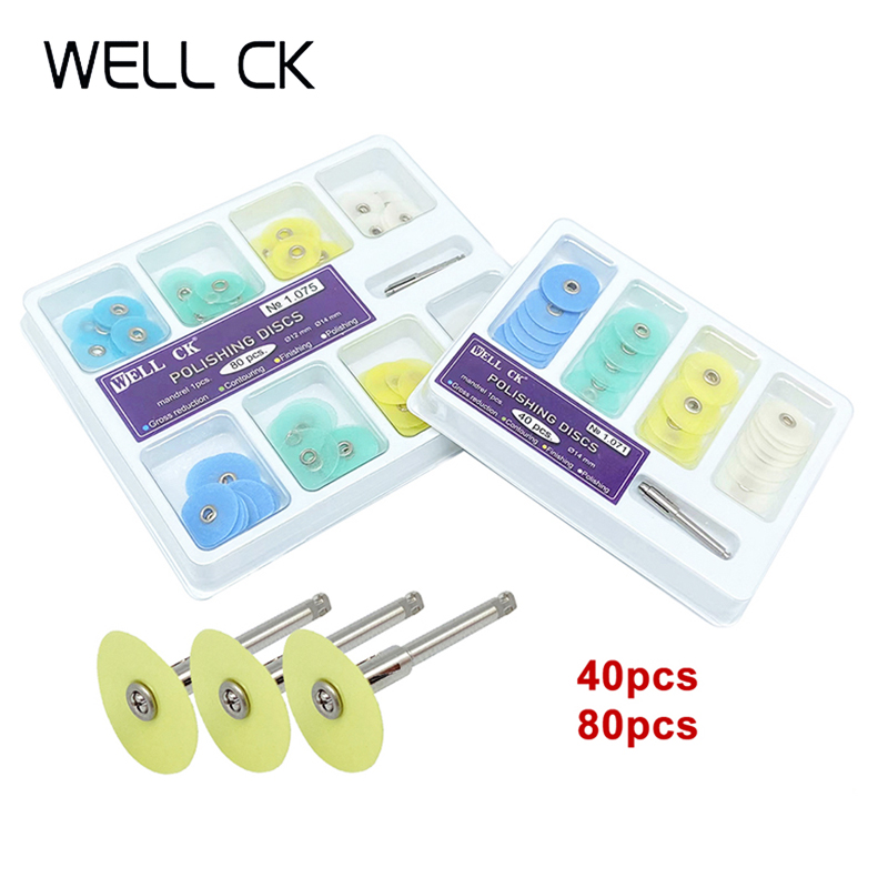 WELL CK 40/80 Buah Pemoles Gig - Teeth Whitening Professional ulasan dan harga
