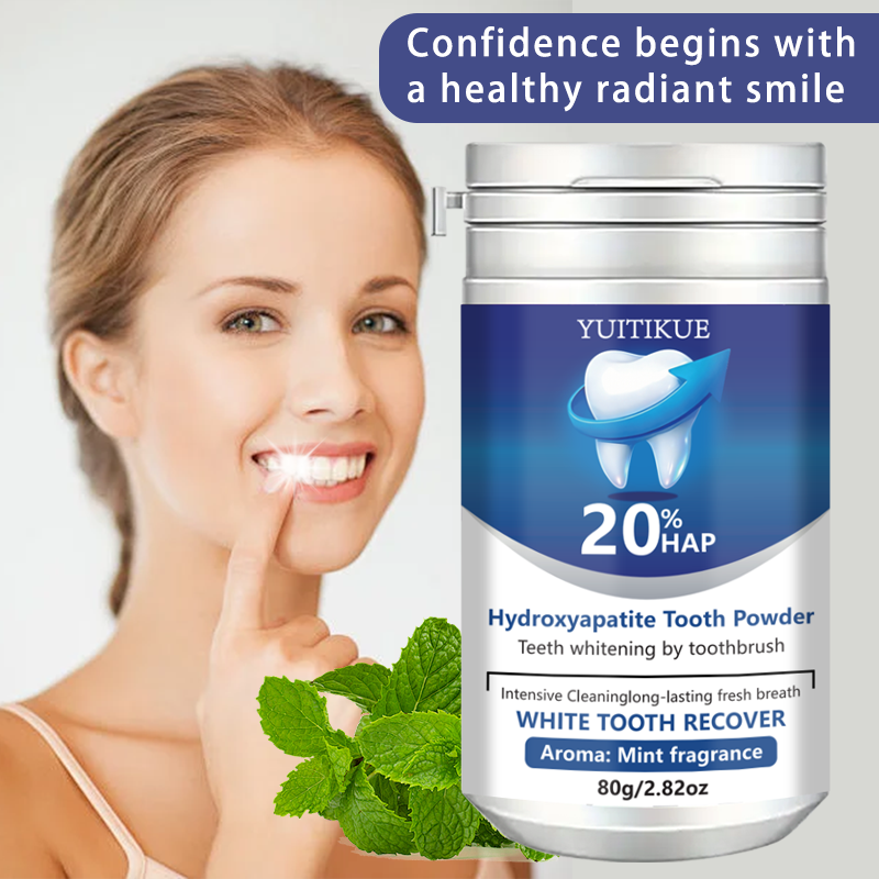 Bubuk Gigi Hidroksiapatit 20%  - Teeth Whitening With Baking Soda ulasan dan harga