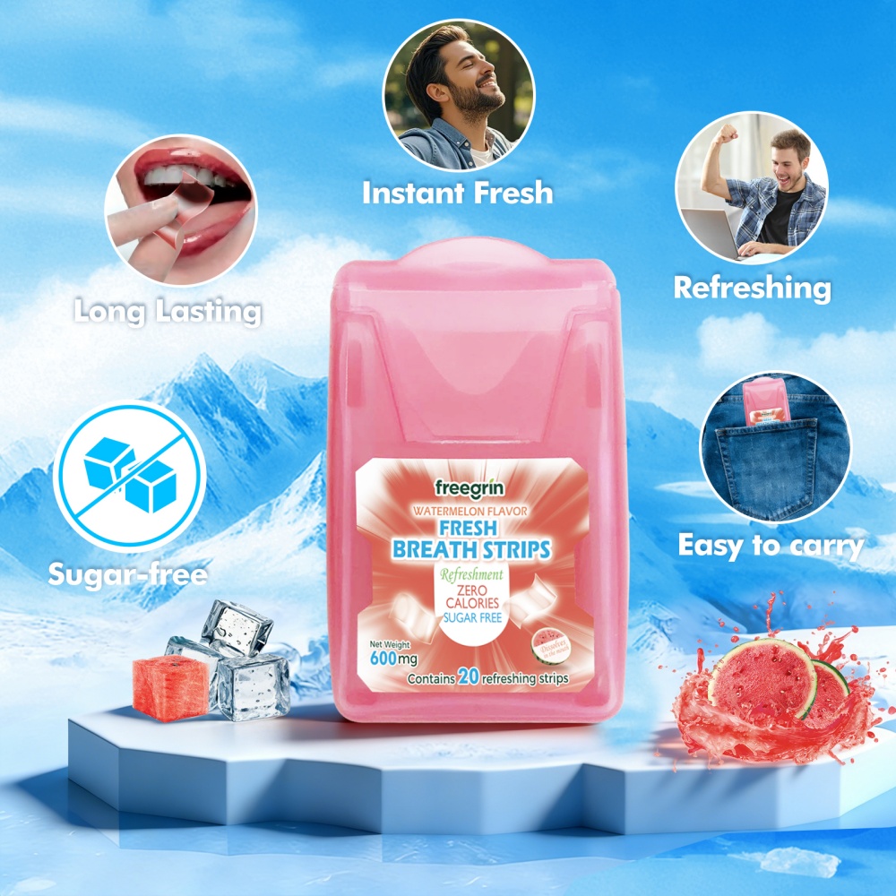 Penyegar Napas Rasa Semangka F - Teeth Whitening In Office ulasan dan harga