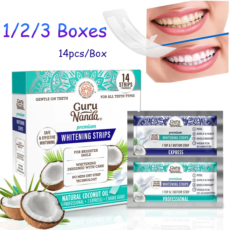 14pcs/kotak Strip Pemutih Gigi - Teeth Whitening Street ulasan dan harga