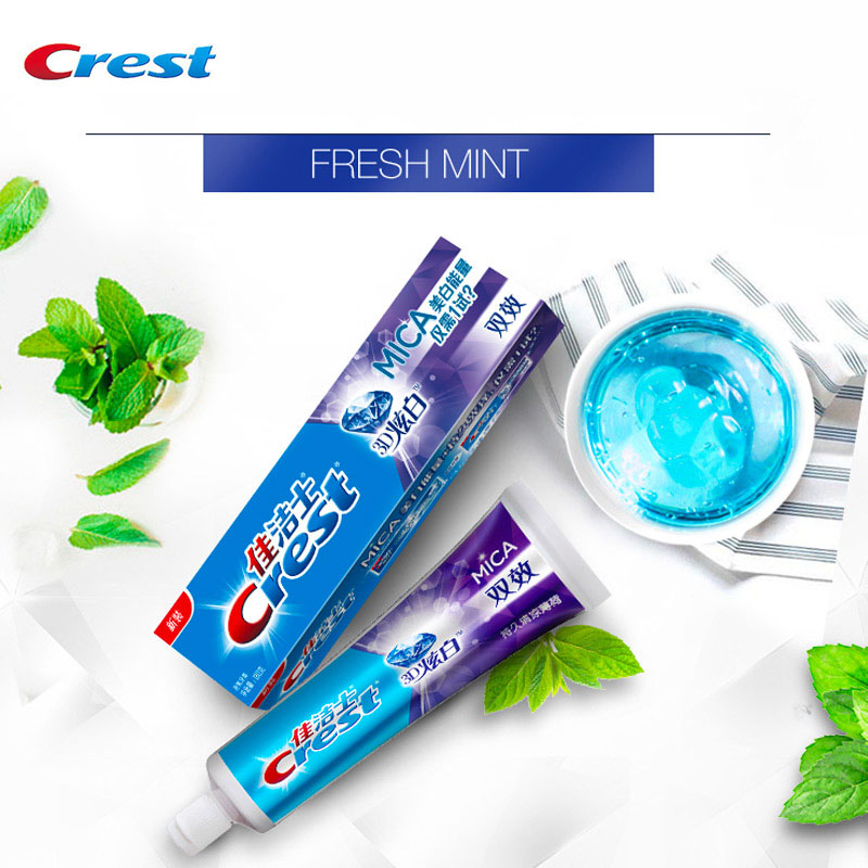 Puncak 3D Mika Pasta Gigi Fluo - Teeth Whitening Paste ulasan dan harga