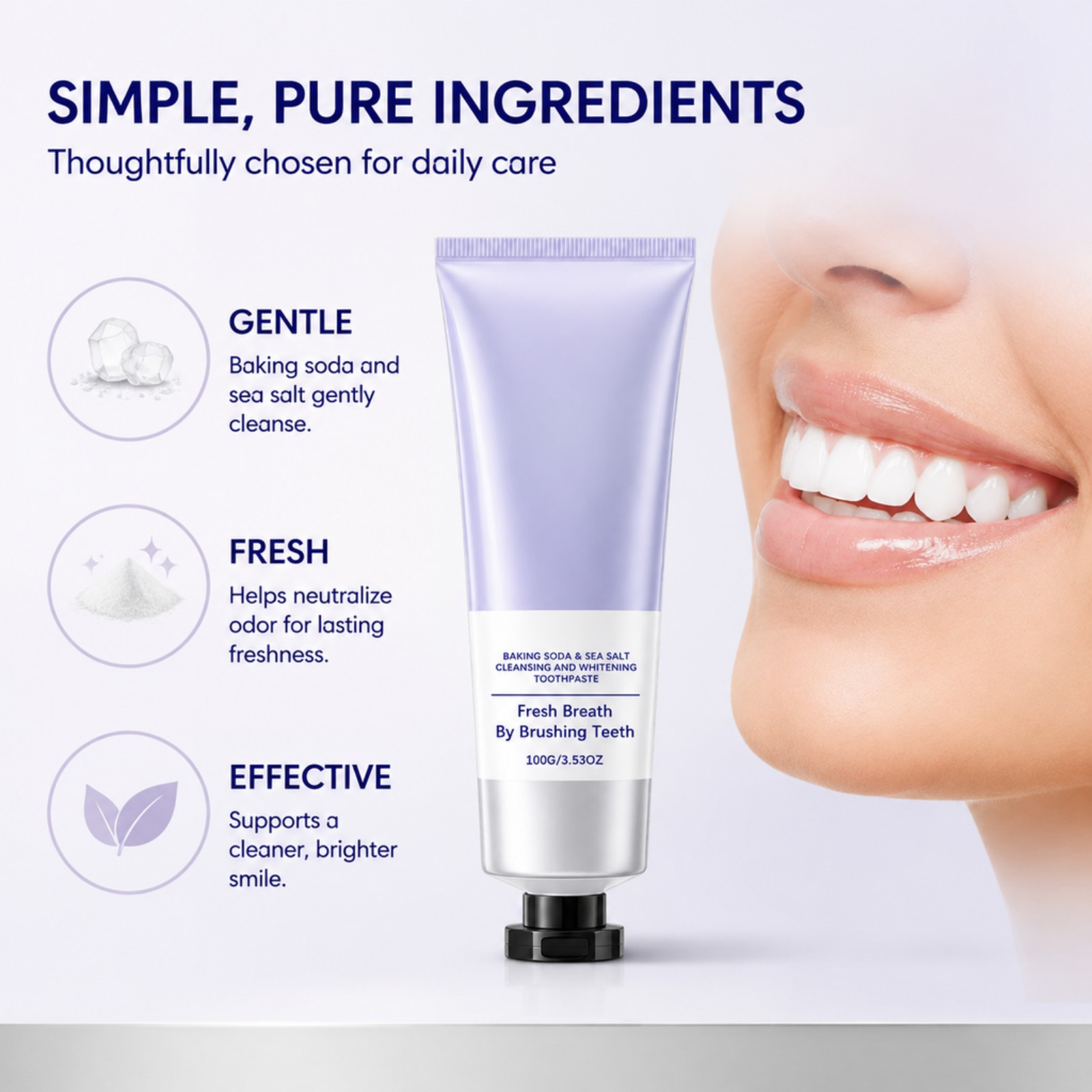 Pasta Gigi Garam Laut Baking S - Teeth Whitening With Baking Soda ulasan dan harga