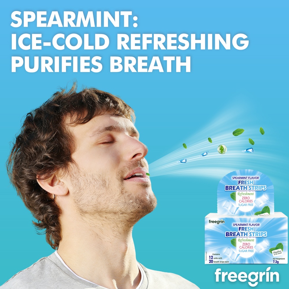 FREEGRIN Strip Penyegar Napas  - Teeth Whitening Street ulasan dan harga