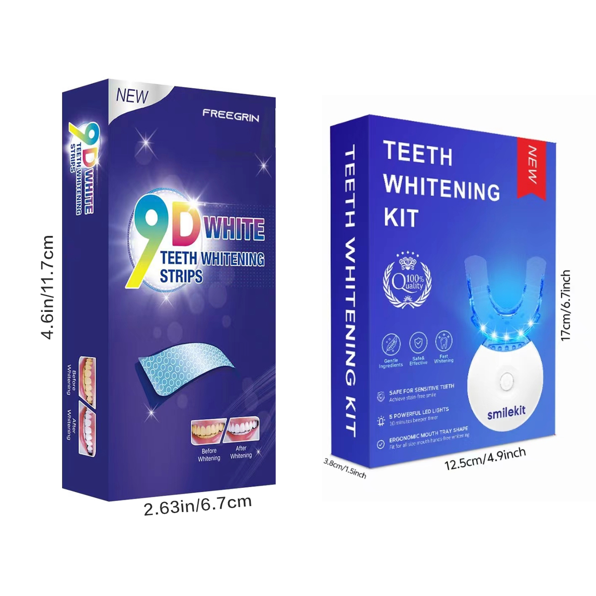 Kit pemutih gigi-5X lampu LED  - Teeth Whitening Near Me ulasan dan harga