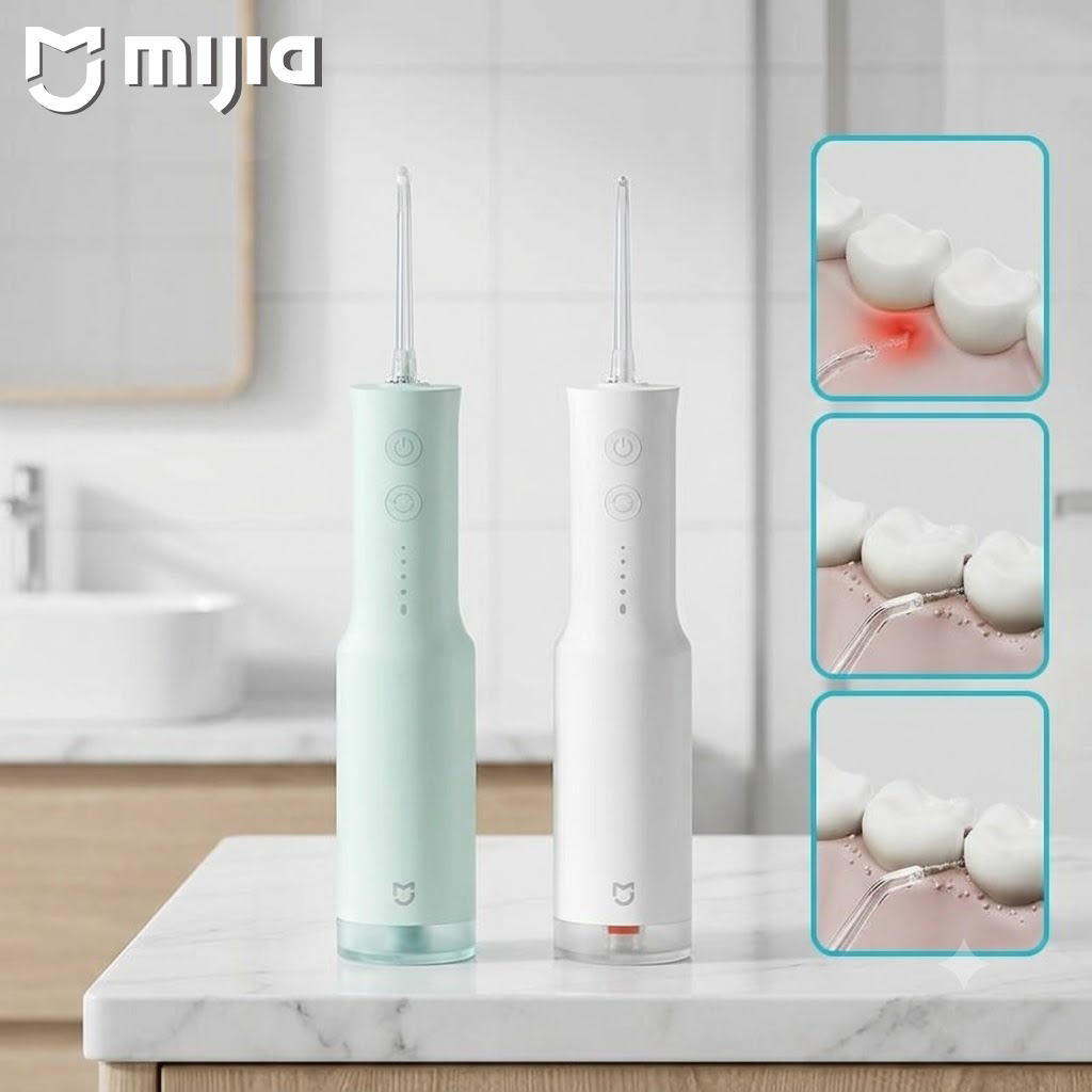Xiaomi Irigator Mulut Portabel - Teeth Whitening Quick ulasan dan harga