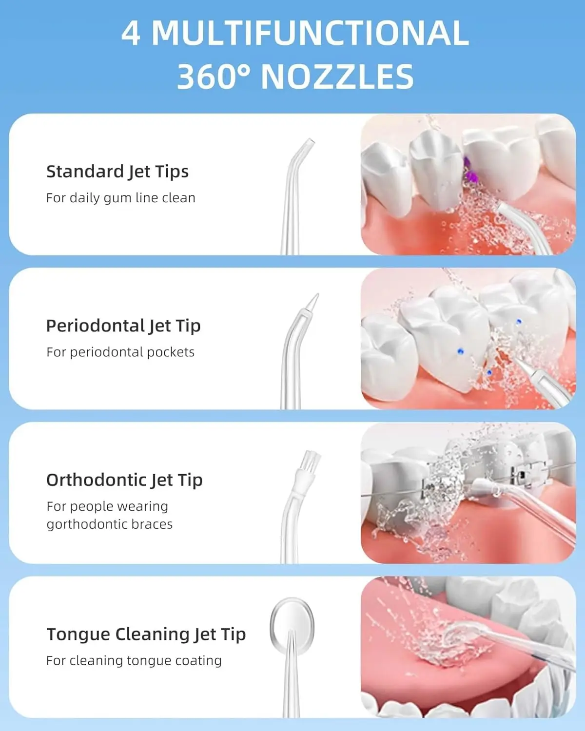 Irigator Oral Flosser air port - Teeth Whitening Tips ulasan dan harga