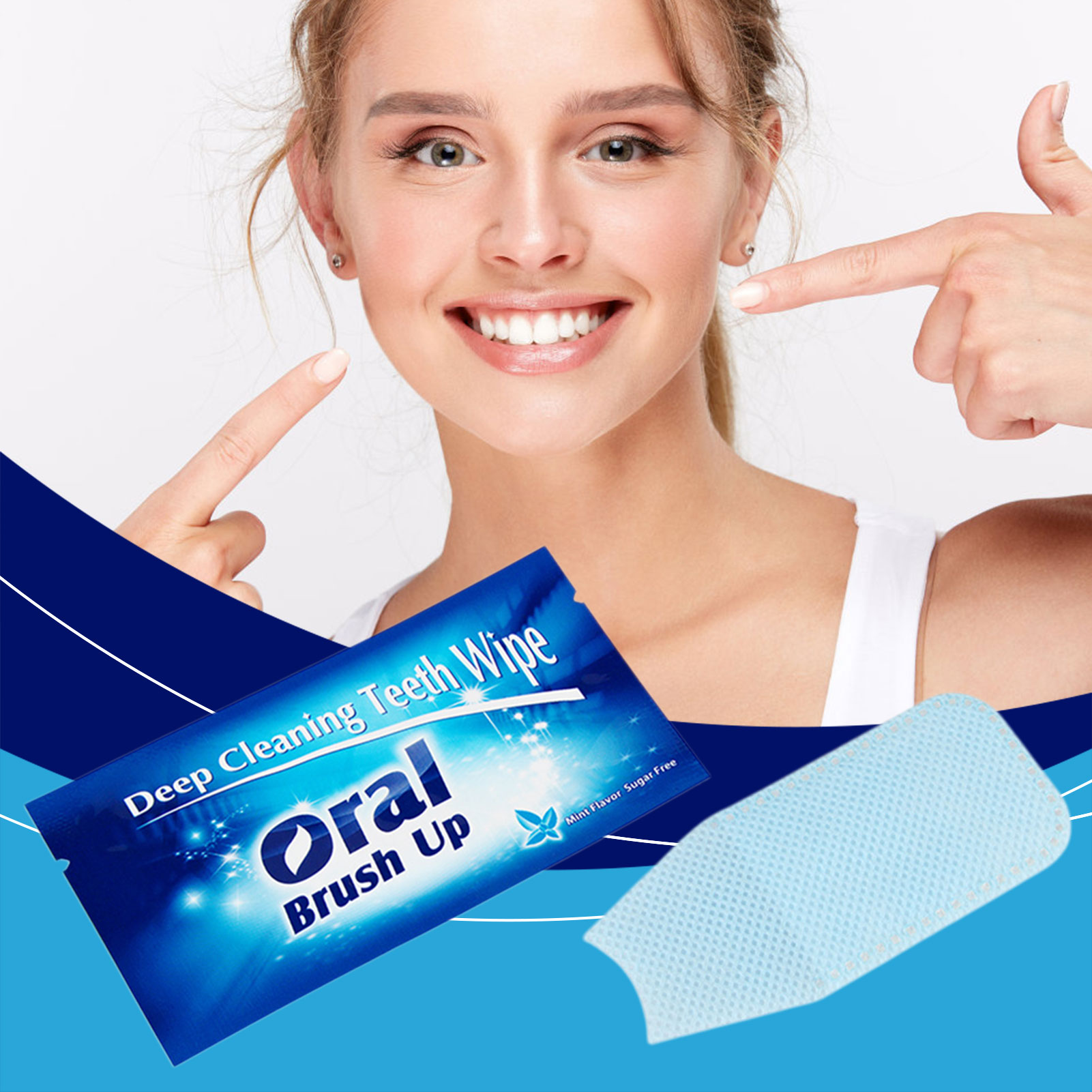 Lap Gigi Sekali Pakai Untuk Me - Teeth Whitening Quick ulasan dan harga