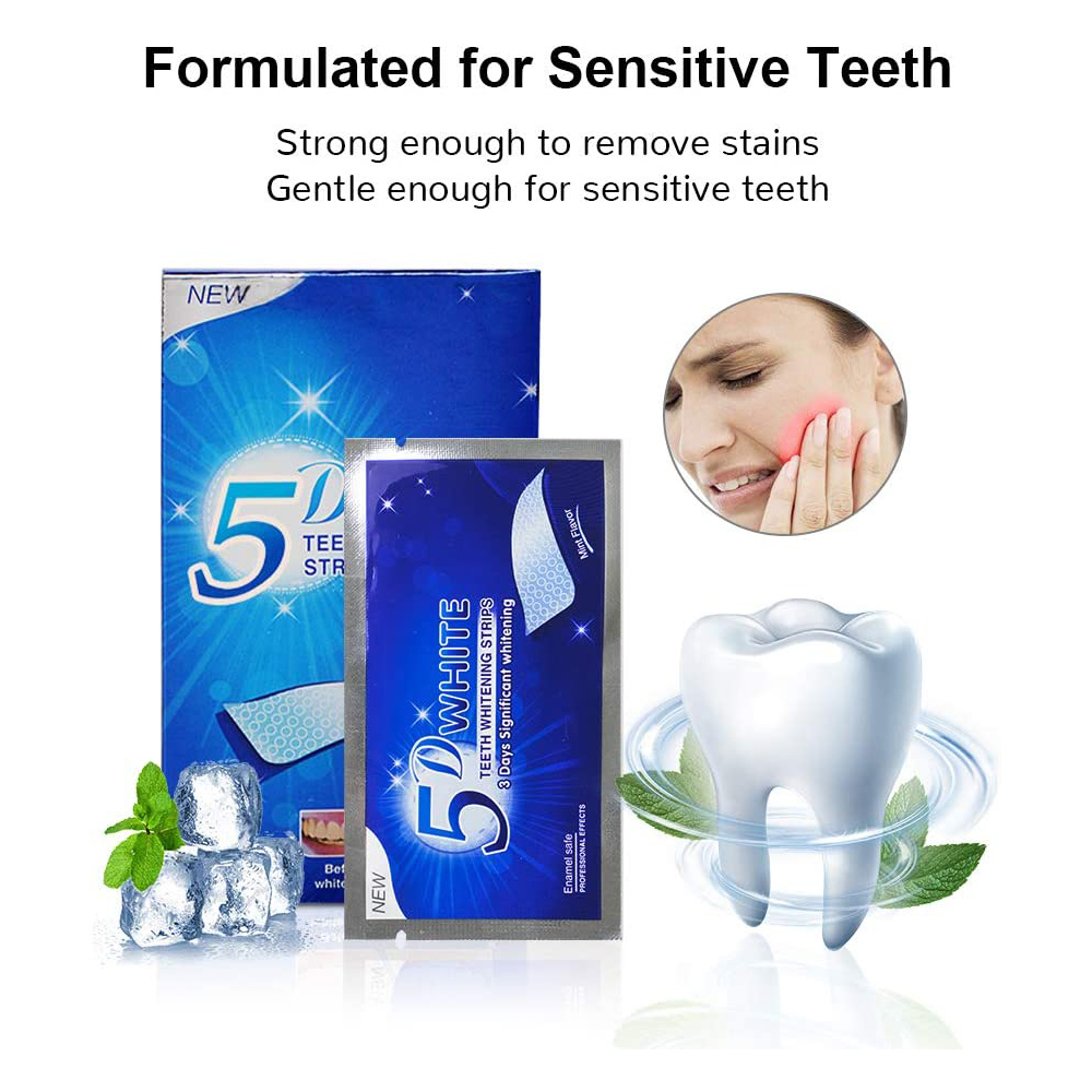 Strip Pemutih Gigi 5D Gel Pemu - Teeth Whitening Near Me ulasan dan harga