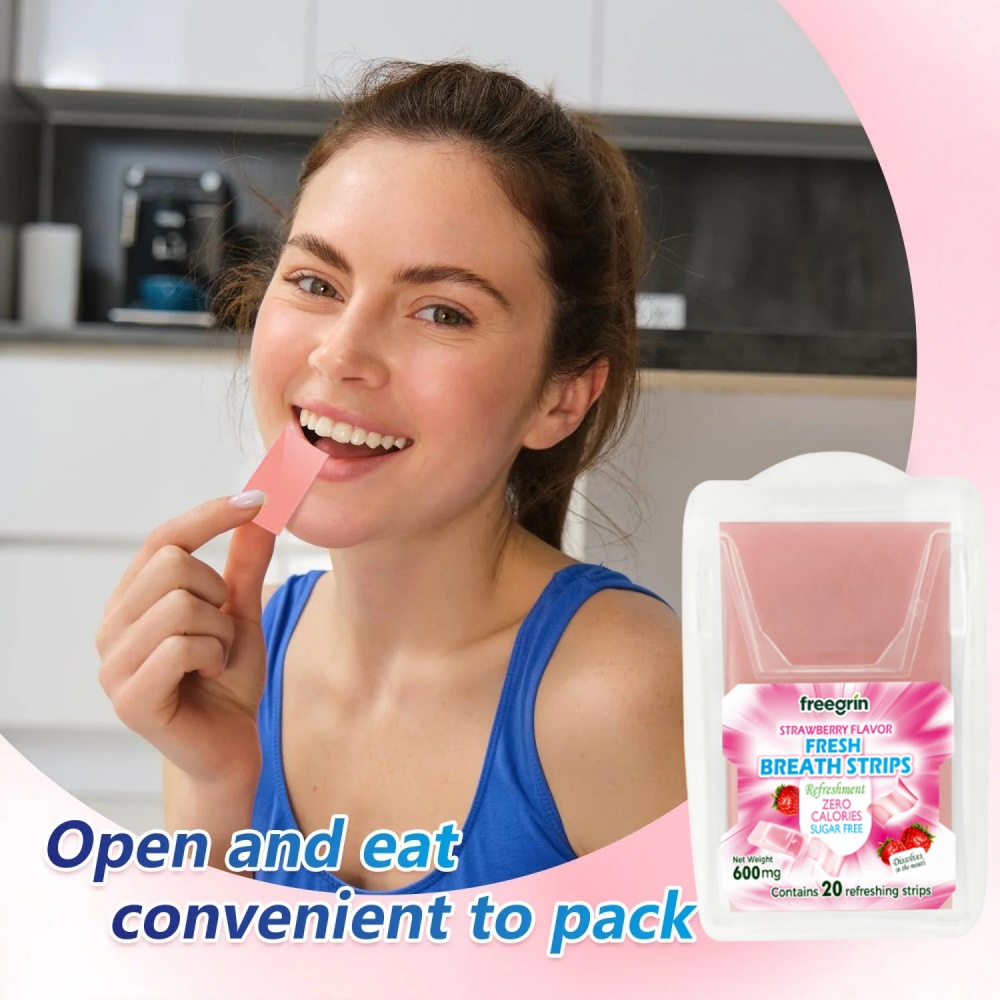 Penyegar Nafas Keren Strawberr - Teeth Whitening In Office ulasan dan harga